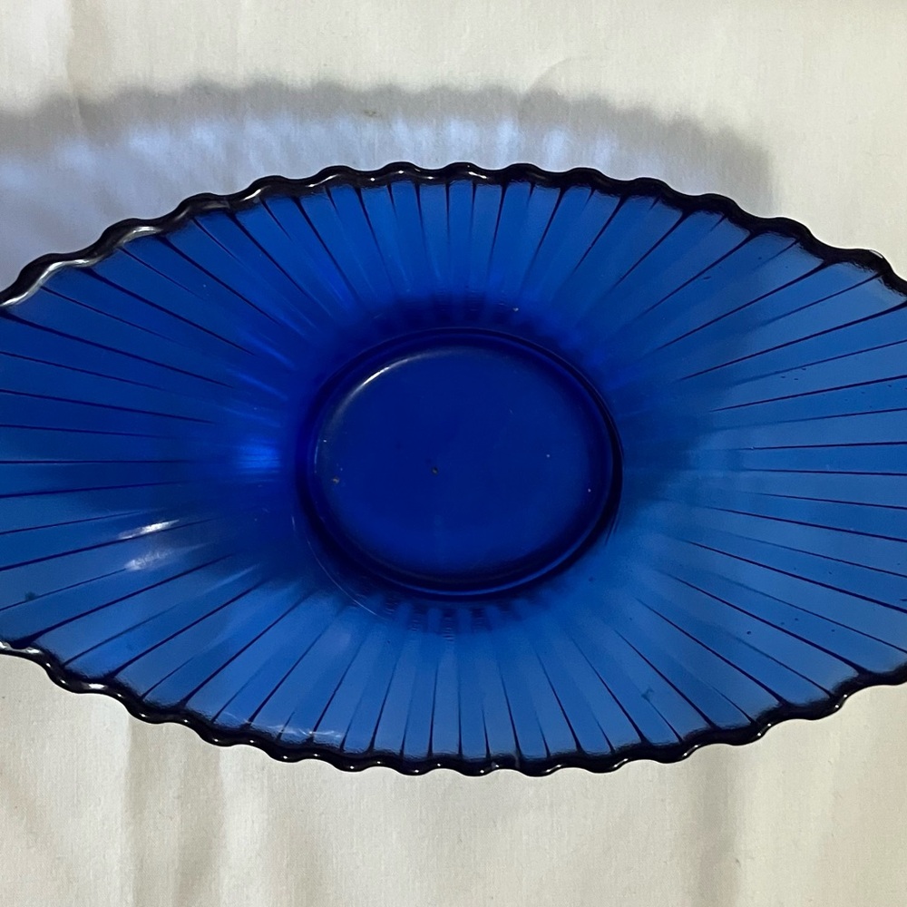 Cobalt Blue ARC France 46 Bowl - Picture 2 of 6
